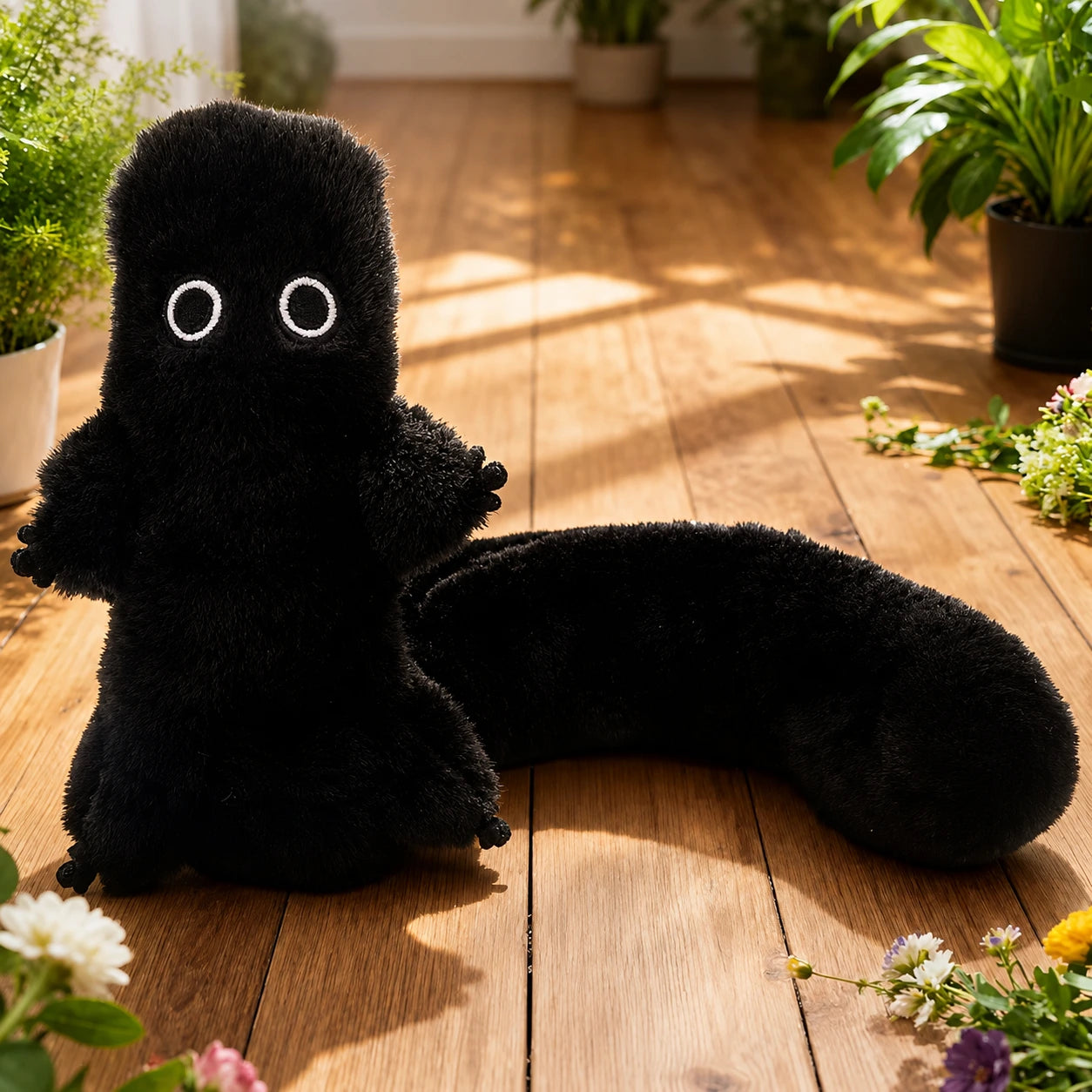 Witch Hat Atelier Black Brushbuddy Plush - 40 cm / 15.9 in