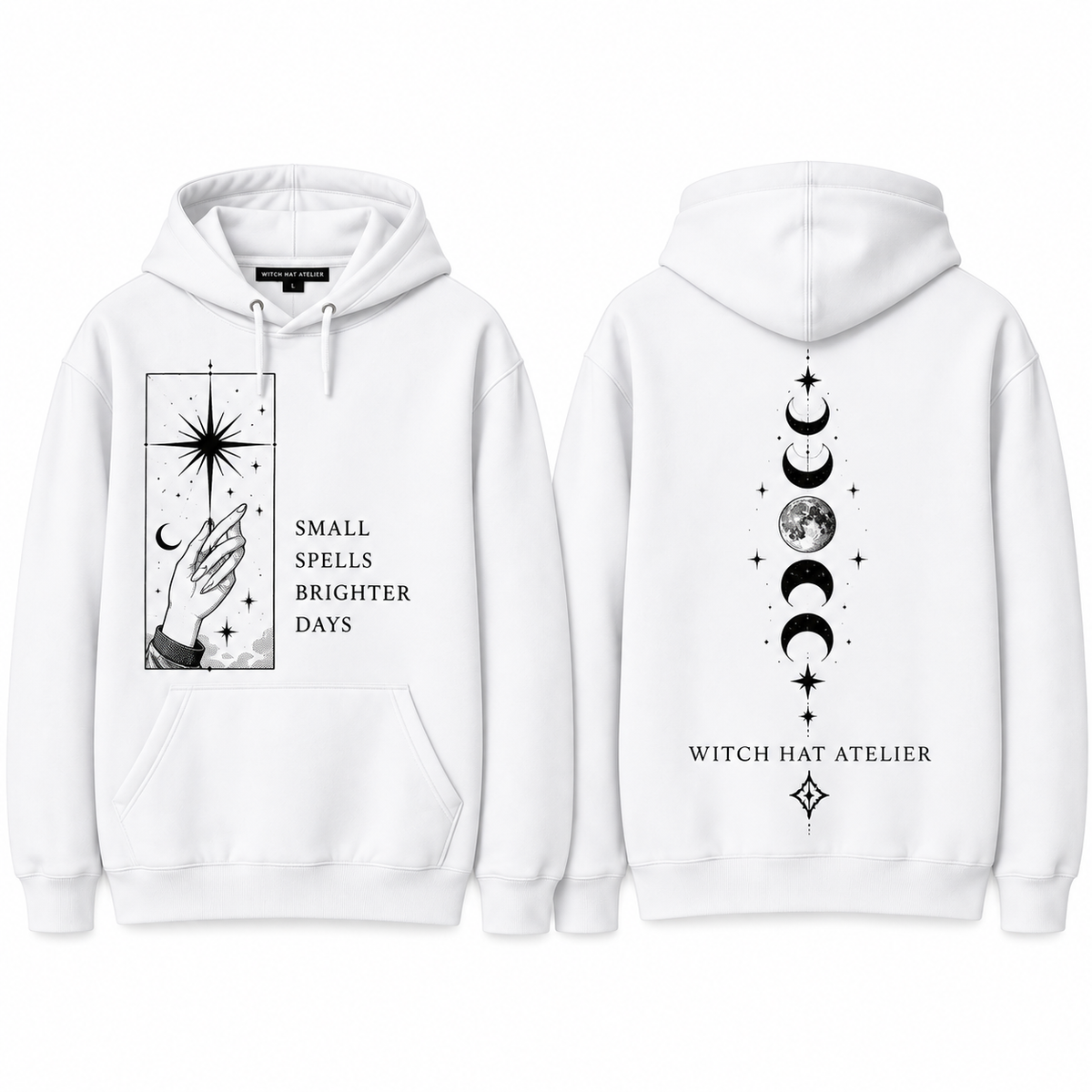 Premium Witch Hat Atelier Spellcraft Hoodie – 6 Colors Available