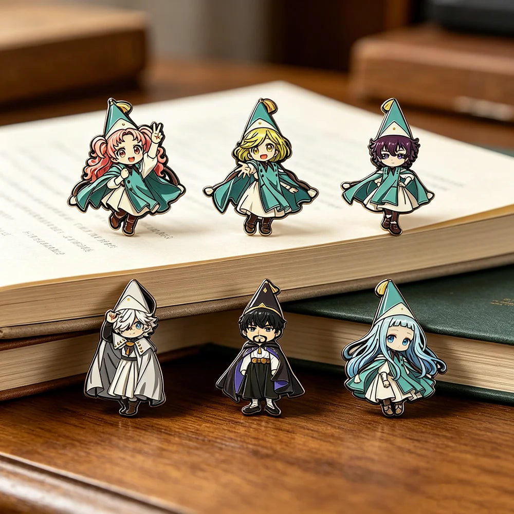 Witch Hat Atelier Enamel Pin Set - 6PCS Coco Agott Olruggio Richeh