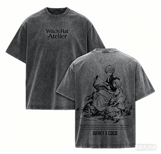 Witch Hat Atelier Washed T-Shirt - Qifrey & Coco