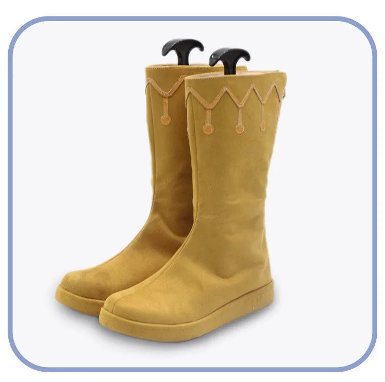 Tetia Cosplay Leather Boots - Witch Hat Atelier