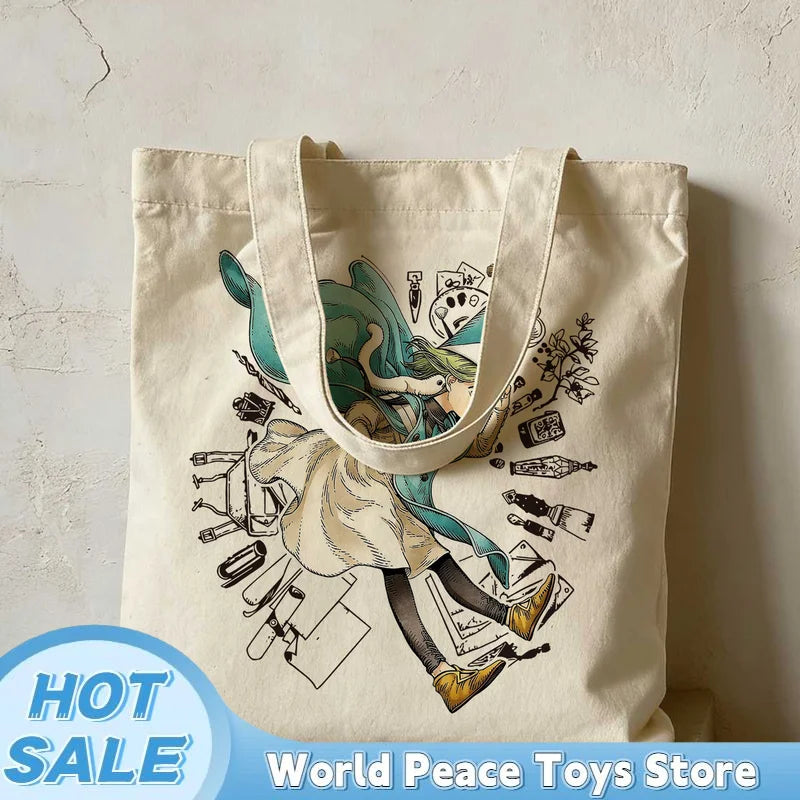 Witch Hat Atelier Large Tote Bag 35x40cm (13.8 x 15.7 in) - Brushbuddy