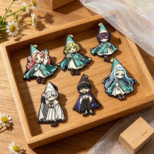 Witch Hat Atelier Enamel Pin Set - 6PCS Coco Agott Olruggio Richeh