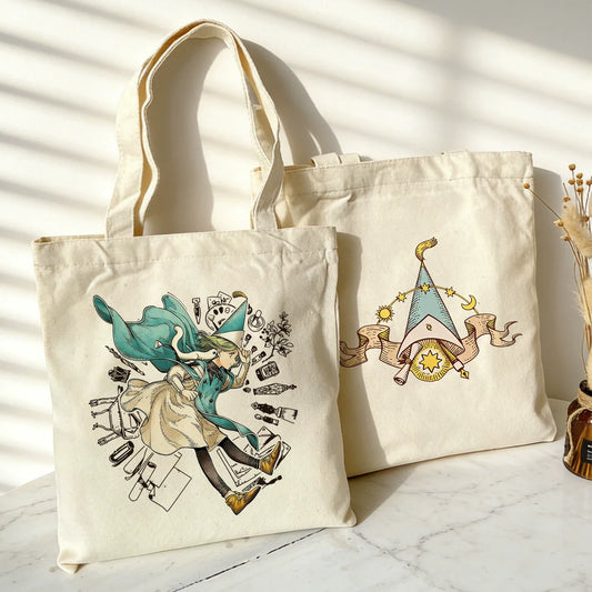 Witch Hat Atelier Large Tote Bag 35x40cm (13.8 x 15.7 in) - Coco