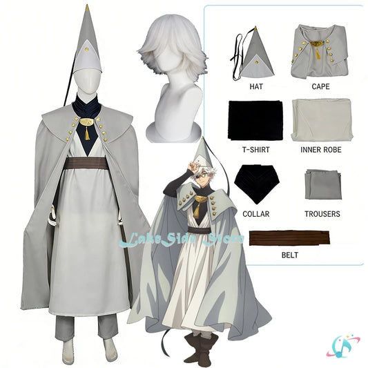 Qifrey Cosplay - Hat, Cloak, Wigs, Belt & Costume
