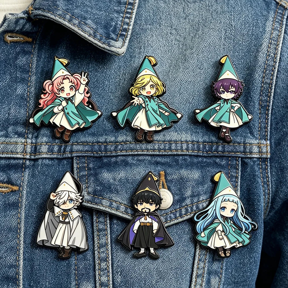 Witch Hat Atelier Enamel Pin Set - 6PCS Coco Agott Olruggio Richeh