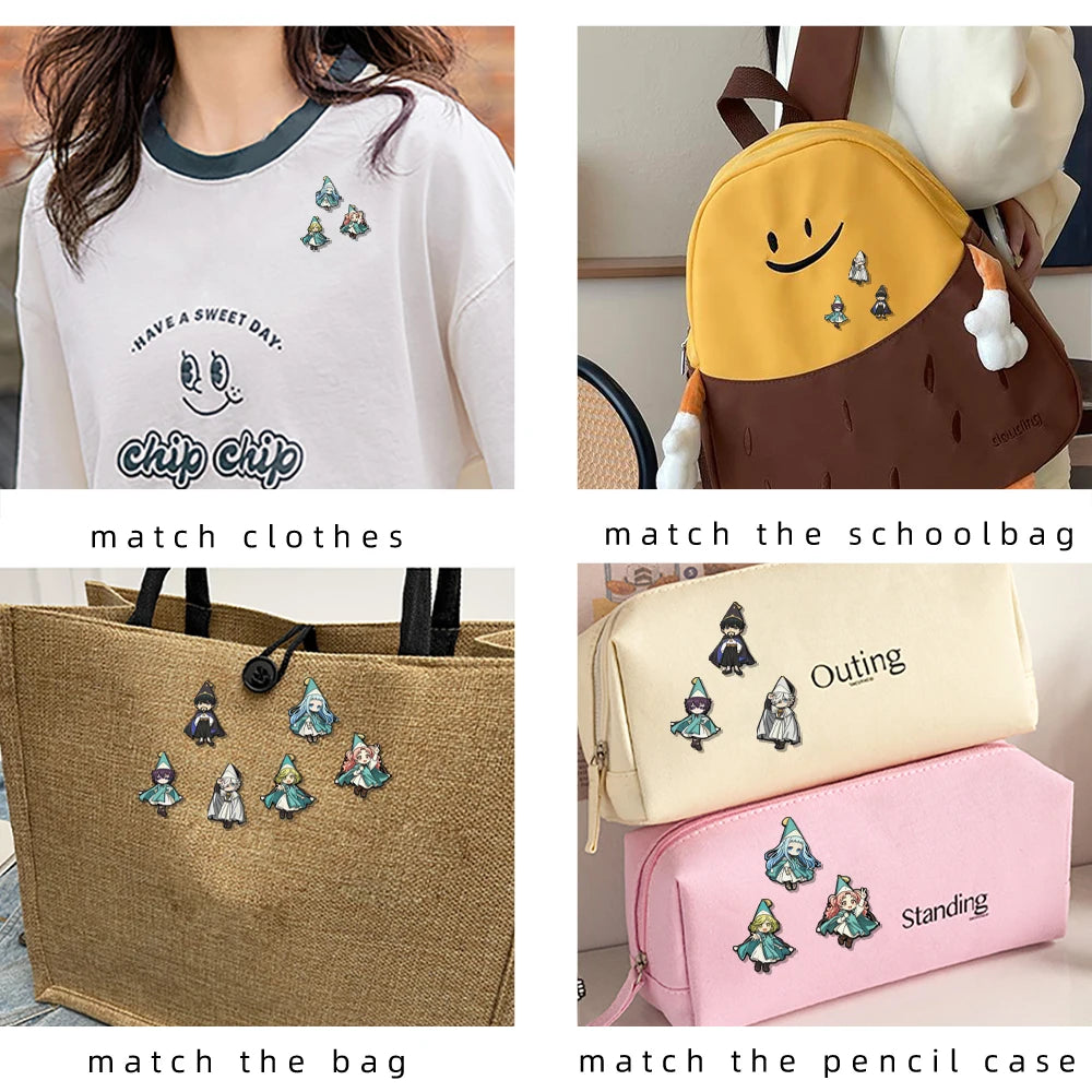 Witch Hat Atelier Enamel Pin Set - 6PCS Coco Agott Olruggio Richeh