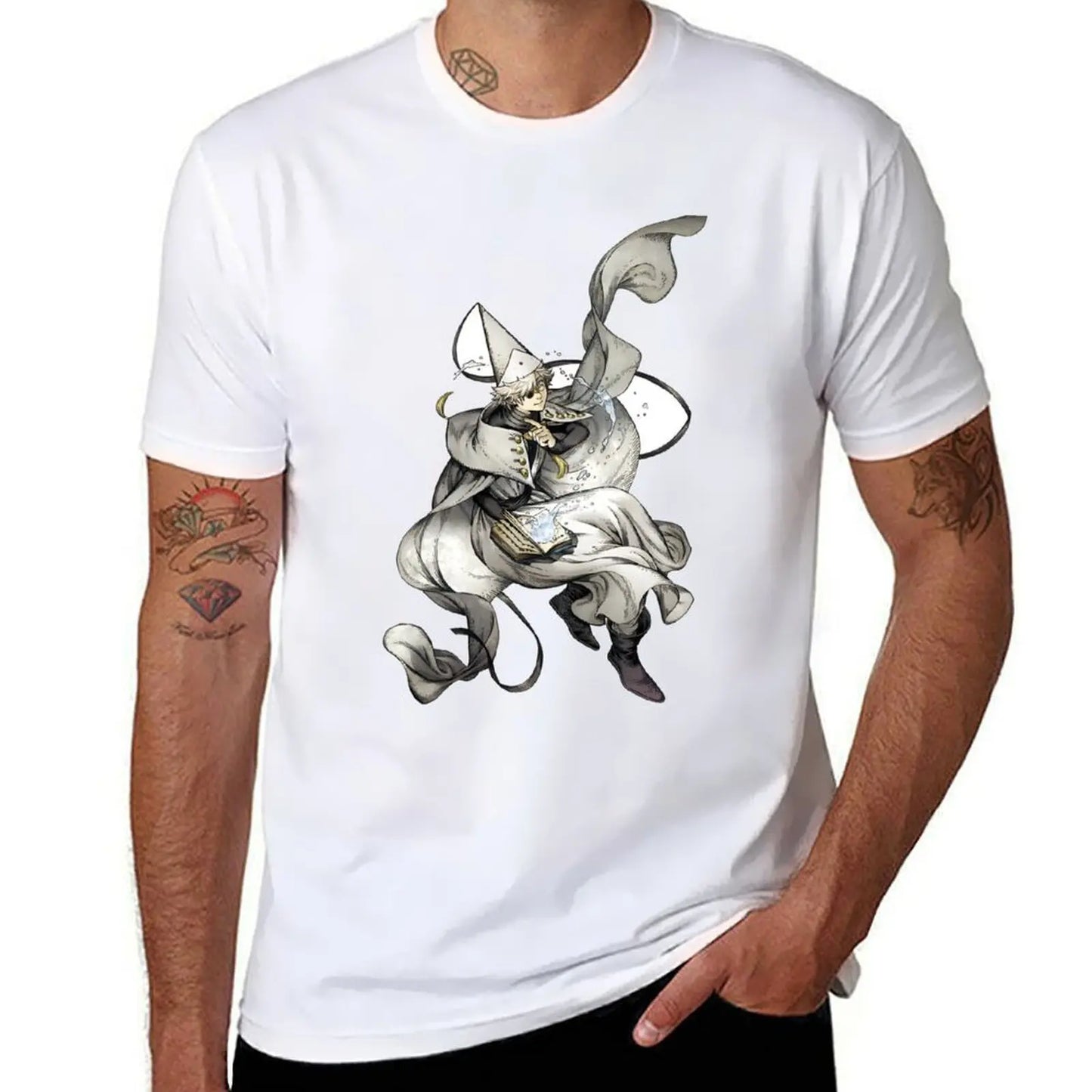 T-shirt blanc Witch Hat Atelier – Qifrey