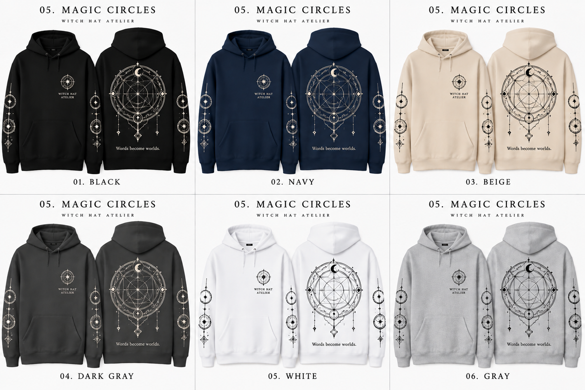 Witch Hat Atelier Magic Circles hoodie in beige