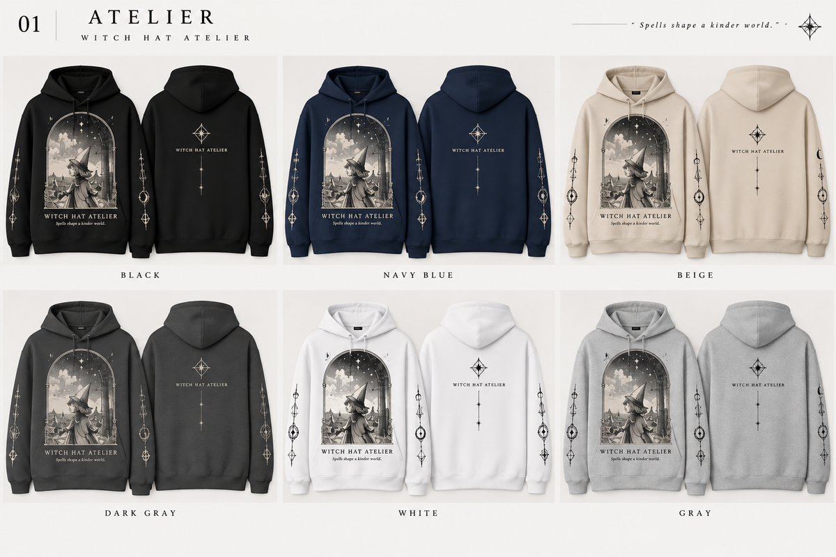 Witch Hat Atelier Atelier Hoodie in six colors