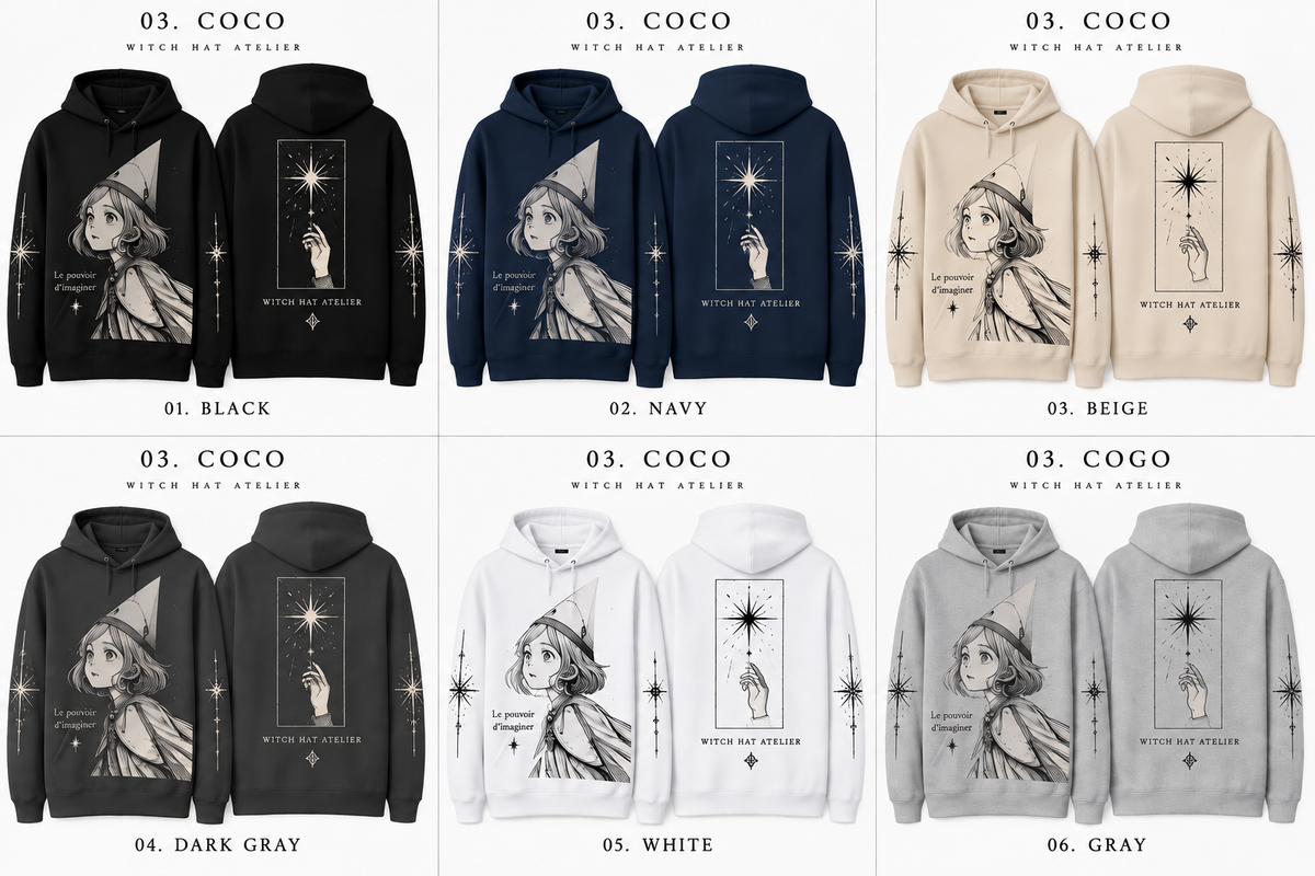Witch Hat Atelier Coco hoodie in beige